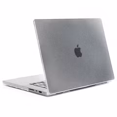 Selencia Glitter Cover Apple MacBook Air 15 inch (2023 / 2024 M3 chip / 2025 M4 chip) - A2941 / A3114 / A3241 - Transparant