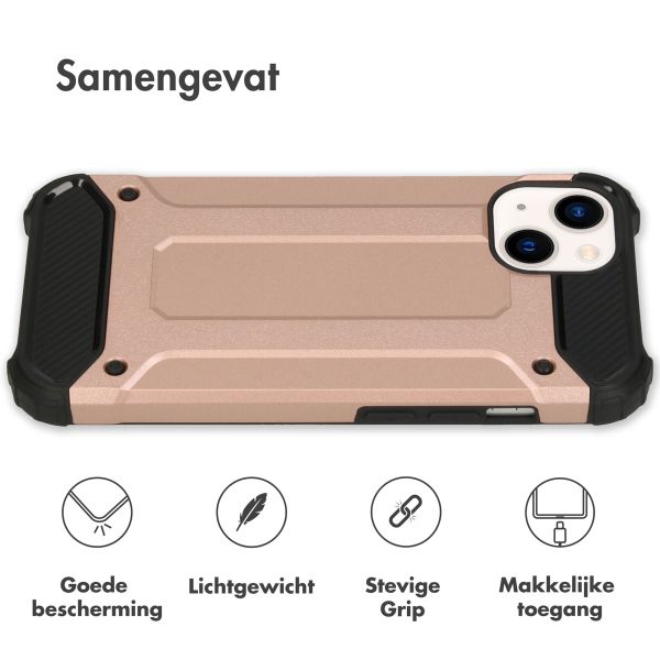 imoshion Rugged Xtreme Backcover iPhone 14 - Rosé Goud