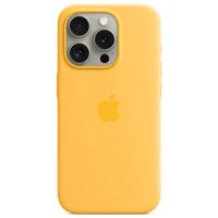 Apple Silicone Backcover MagSafe Apple iPhone 15 Pro - Sunshine