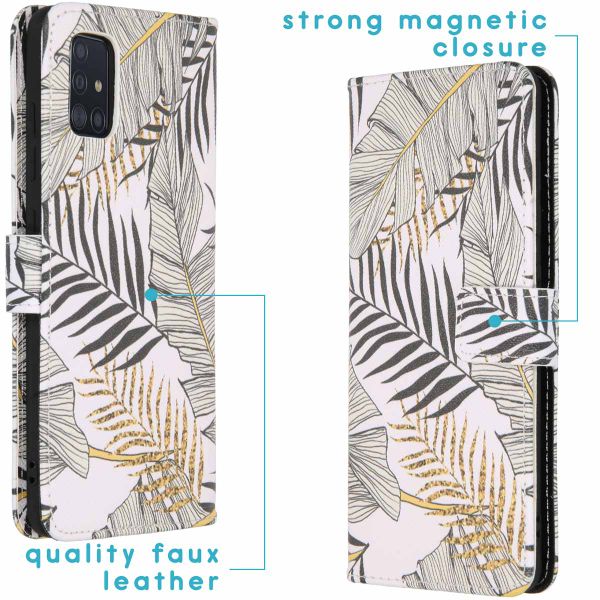 imoshion Design Softcase Bookcase Samsung Galaxy A51