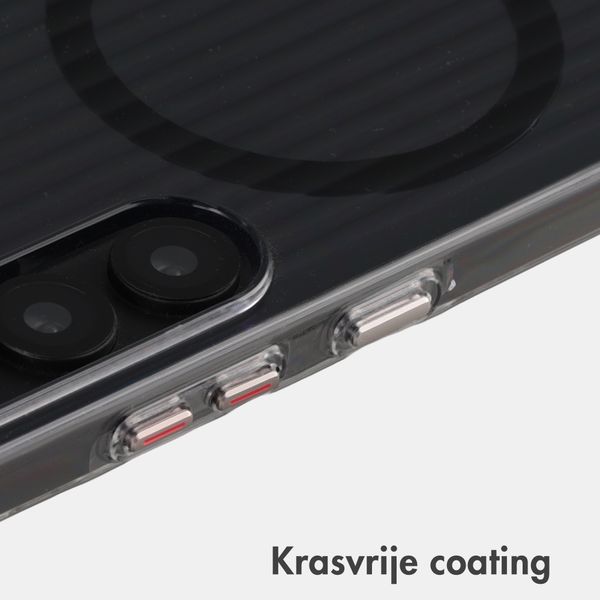 Accezz Lite Backcover met MagSafe | Fluted | Samsung Galaxy S25 - Zwart