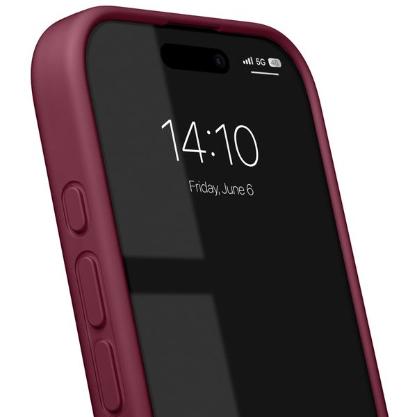 iDeal of Sweden Silicone Case met MagSafe Apple iPhone 16 Pro Max - Fine Wine