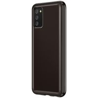 Samsung Originele Silicone Clear Cover Galaxy A03s - Zwart