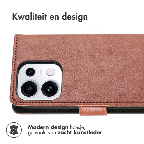 imoshion Luxe Bookcase Oppo Reno 16 / 16 Pro - Donkerbruin