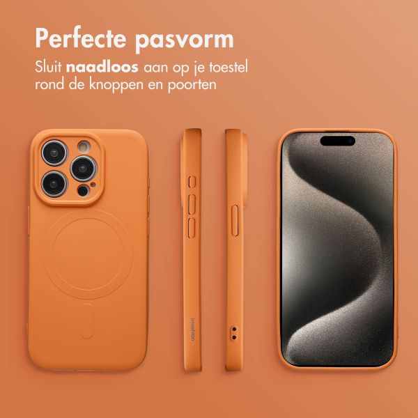 imoshion Color Backcover met MagSafe Apple iPhone 15 Pro - Neon Orange