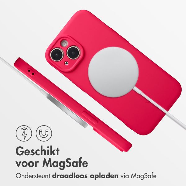 imoshion Color Backcover met MagSafe Apple iPhone 15 - Neon Pink