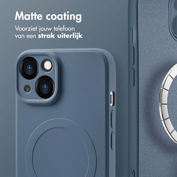 imoshion Color Backcover met MagSafe Apple iPhone 14 - Donkerblauw