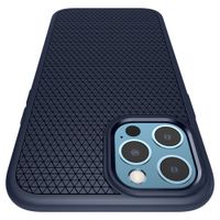 Spigen Liquid Air Backcover iPhone 12 Pro Max - Donkerblauw