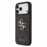 Guess 4G Metal Logo Backcover Apple iPhone 17 Pro Max - Zwart