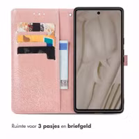 imoshion Mandala Bookcase Google Pixel 7a - Rosé Goud