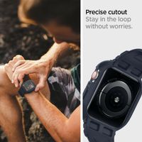 Spigen Rugged Armor™ Pro case Apple Watch 44 mm / 45 mm - Donkerblauw