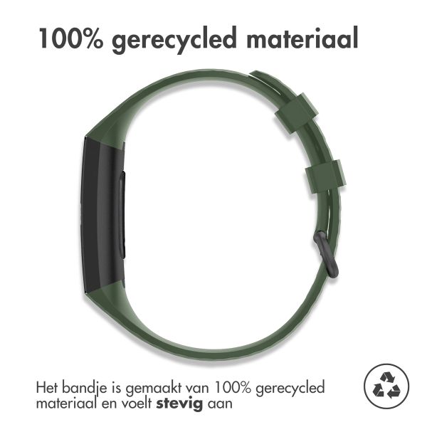 imoshion Siliconen bandje Fitbit Charge 3 / 4 - Donkergroen
