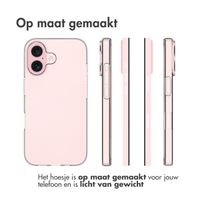 Accezz Clear Backcover Apple iPhone 16 - Transparant