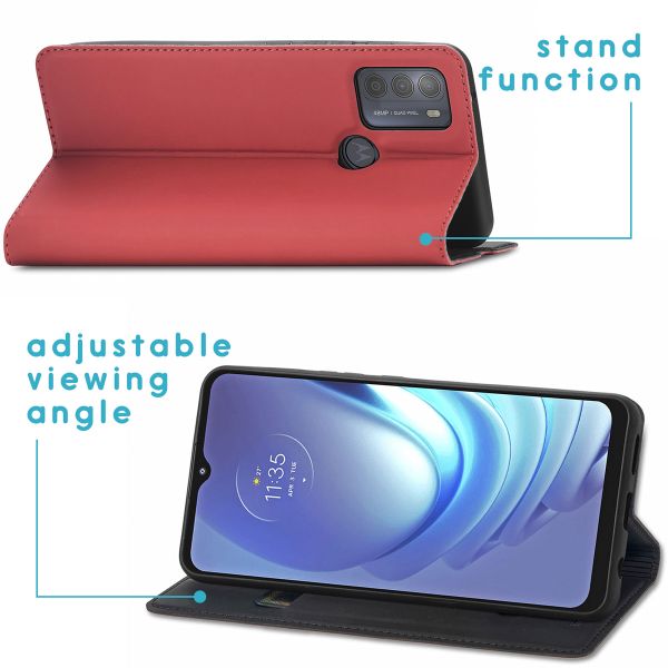 imoshion Slim Folio Bookcase Motorola Moto G50 - Rood