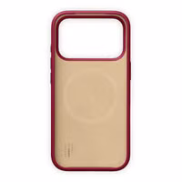 iDeal of Sweden Silicone Case met MagSafe Apple iPhone 17 Pro - Cranberry