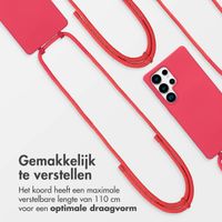 imoshion Color Backcover met afneembaar koord MagSafe Samsung Galaxy S25 Ultra - Red Raspberry