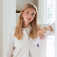 Selencia Vivid Backcover Samsung Galaxy A15 (5G/4G) - Colorful Zebra Old Pink