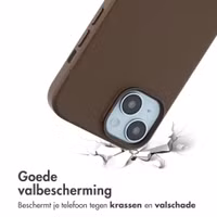 Accezz MagSafe Leather Backcover Apple iPhone 15 - Coffee Brown