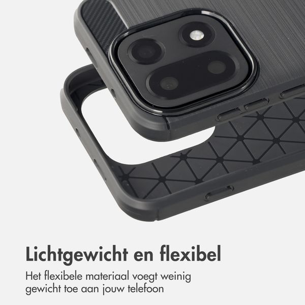 imoshion Brushed Backcover OnePlus 15 - Zwart