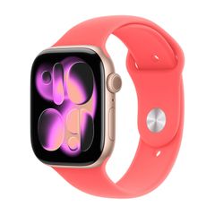 Apple Sport Band Apple Watch | 44/45/46/49 mm - Maat S/M - Guava