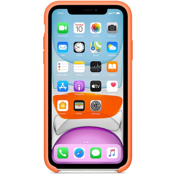 Apple Originele Silicone Backcover iPhone 11 - Vitamin C