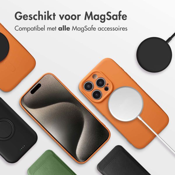 imoshion Color Backcover met MagSafe Apple iPhone 15 Pro - Neon Orange