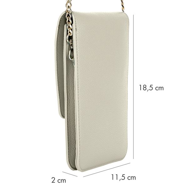 Selencia Telefoontasje Crossbody Elegance - Kunstleer - Groen