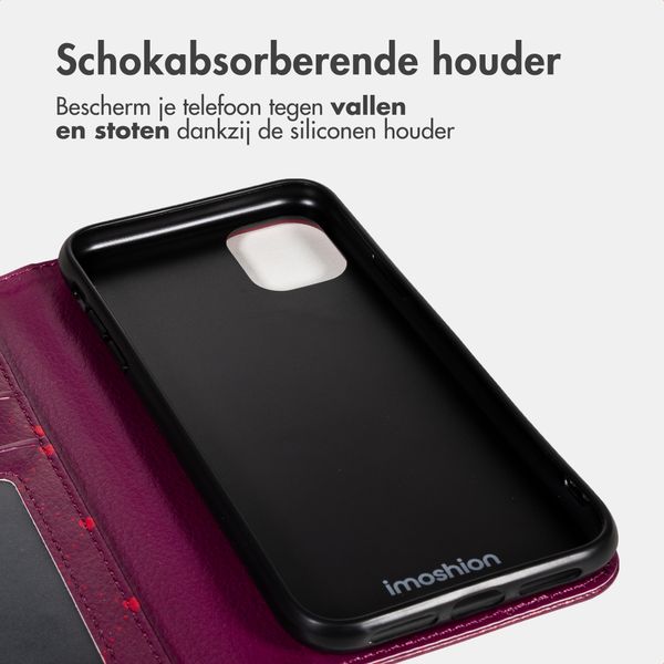 imoshion Design Bookcase Apple iPhone 12 (Pro) - Crush Check Coral Dust