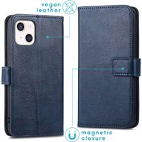 imoshion Luxe Bookcase Apple iPhone 13 Mini - Donkerblauw