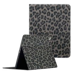 Selencia Sabi Folio Case with Leopard Print Apple iPad Air 11 inch (2026) M4 / (2025) M3 / (2024) M2 / Air 5 (2022) / Air 4 (2020) - Midnight Black