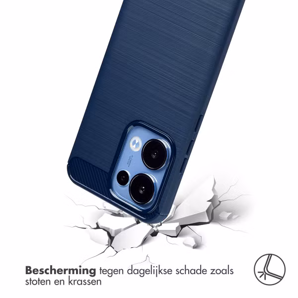 imoshion Brushed Backcover Oppo Reno 13 - Donkerblauw