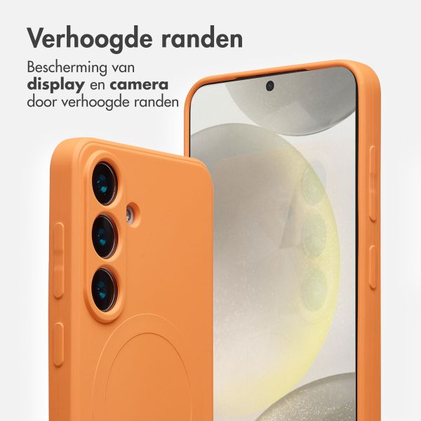 imoshion Color Backcover met MagSafe Samsung Galaxy S24 - Neon Orange