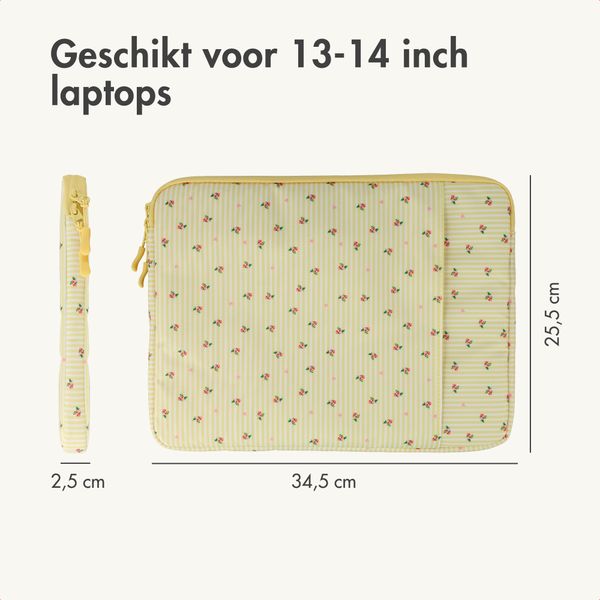 imoshion Design Laptop Hoes 13-14 inch - Laptopsleeve - Garden Stripes