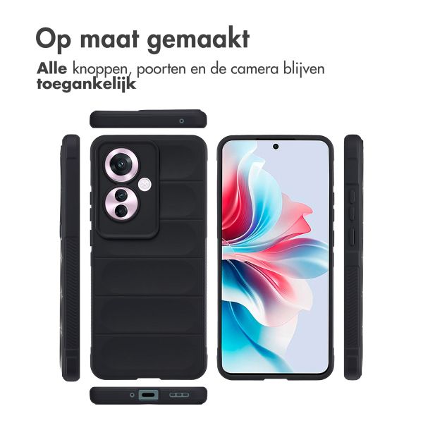 imoshion EasyGrip Backcover Oppo Reno 11 F - Zwart