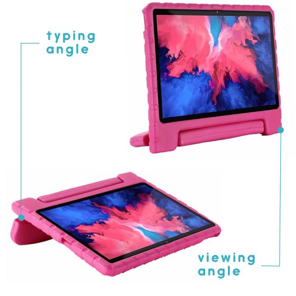 imoshion Kidsproof Backcover met handvat Lenovo Tab P11 Pro - Roze