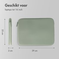 Accezz Laptophoes 15-16 inch - Laptopsleeve - Groen