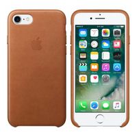Apple Leather Backcover Apple iPhone SE (2022 / 2020) / 8 / 7 - Saddle Brown