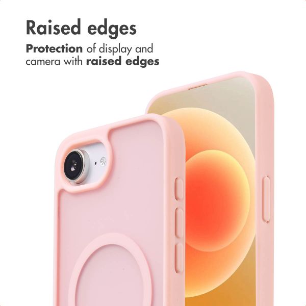 imoshion Colour Guard Back Cover with MagSafe Apple iPhone 17e / 16e - Light Pink