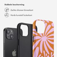 Selencia Vivid Backcover Apple iPhone 13 - Modern Bloom Pink