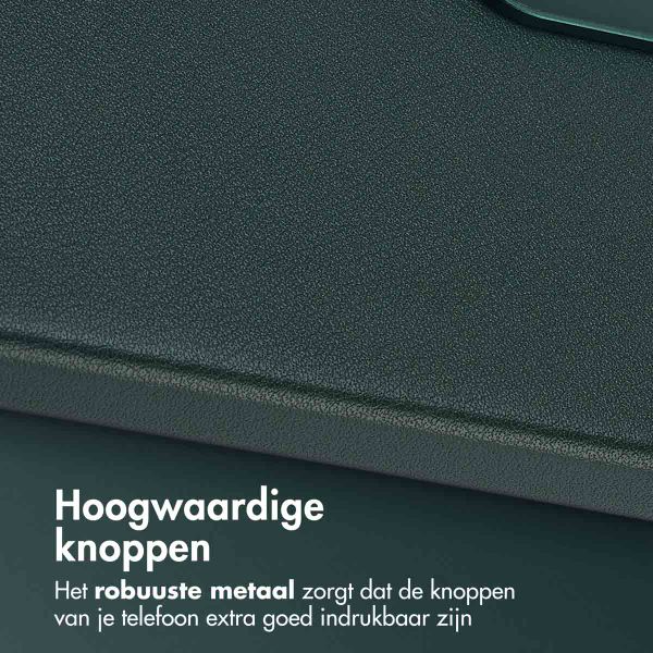 Accezz MagSafe Leather Backcover Samsung Galaxy A36 / A56 - Cedar Green