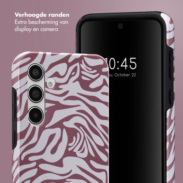 Selencia Vivid Backcover Samsung Galaxy A55 - Trippy Swirl Dark Rose