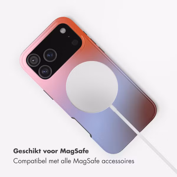 Selencia Vivid Backcover met MagSafe Apple iPhone 17 Pro Max - Gradient Soft Blush