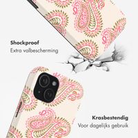 Selencia Vivid Backcover Apple iPhone 15 - Paisley Blush