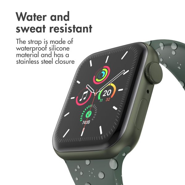 imoshion Silicone⁺ Strap Apple Watch | 44/45/46/49 mm - Size M/L - Olive