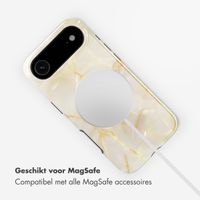 Selencia Vivid Backcover met MagSafe Apple iPhone Air - Golden Beige Marble