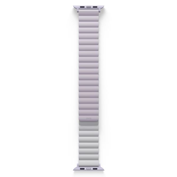 Uniq Revix dubbelzijdig bandje Apple Watch Series 1 t/m 9 / SE (38/40/41 mm) | Series 10 / 11 (42 mm) - Lilac / White