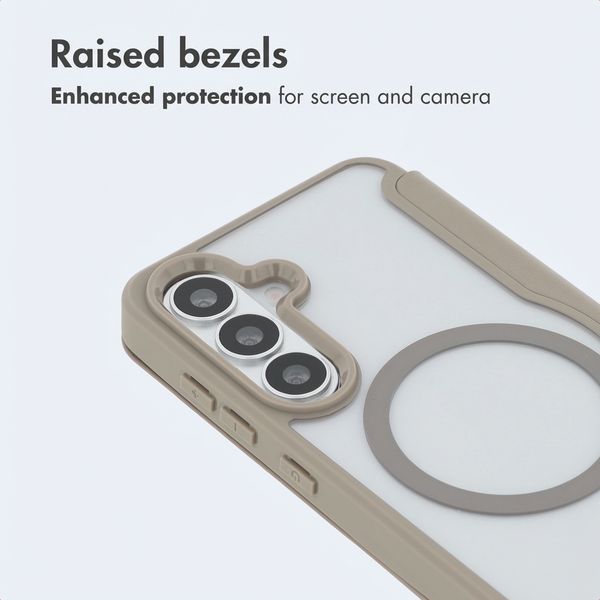 imoshion Transparent Bookcase with MagSafe Samsung Galaxy S26 - Beige