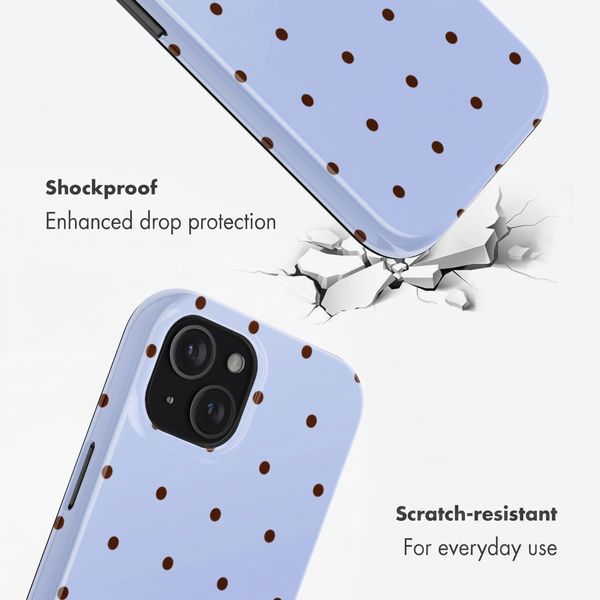 Selencia Vivid Back Cover with MagSafe Apple iPhone 15 - Happy Dots Digital Sky