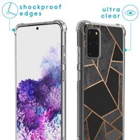 imoshion Design hoesje met koord Samsung Galaxy S20 Plus - Grafisch Koper - Zwart