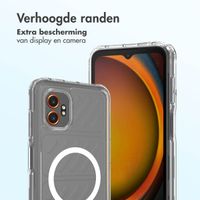 Accezz Xtreme Impact Backcover met MagSafe Samsung Galaxy Xcover 7 Pro - Transparant